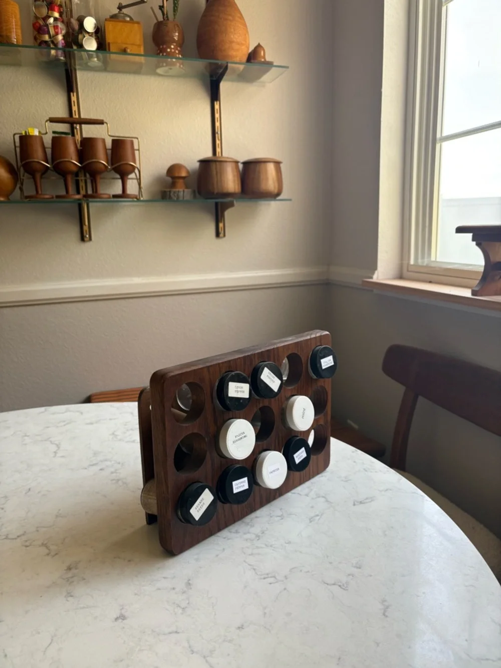Vintage Spice Rack 1970s